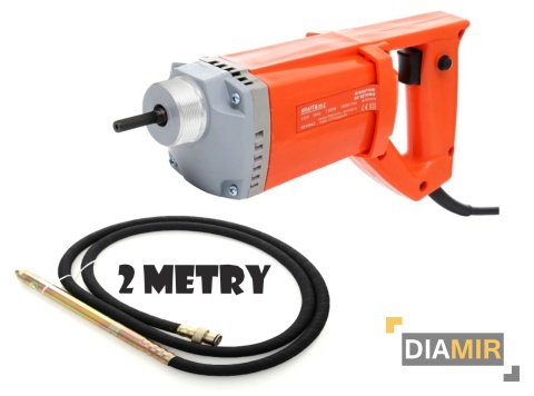 WIBRATOR 1400W zagęszczarka do betonu + BUŁAWA 2M