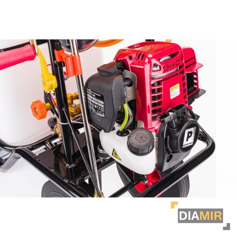 OPRYSKIWACZ SPALINOWY 60L wózkowy ZWIJACZ bębnowy 1,5KM czterosuw