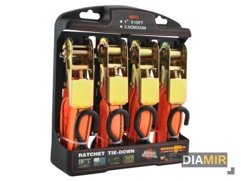 PASY MOCUJĄCE bagaż ładunek z HAKIEM napinacz grzechotka 700kg