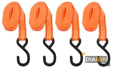 PASY MOCUJĄCE bagaż ładunek z HAKIEM napinacz grzechotka 700kg