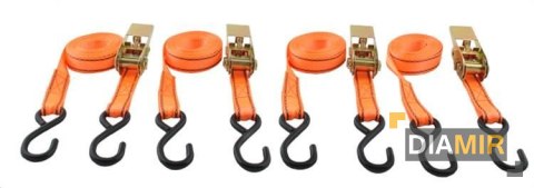 PASY MOCUJĄCE bagaż ładunek z HAKIEM napinacz grzechotka 700kg