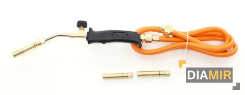 Uniwersalny PALNIK GAZOWY DO LUTOWANIA z regulacją płomienia 3 x DYSZA