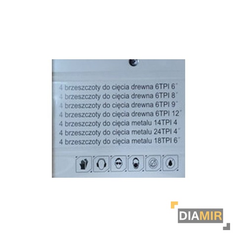 BRZESZCZOTY do piły szablastej 28 el. nożyki DO METALU