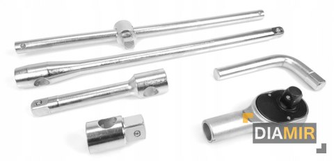 KLUCZE NASADOWE 26el. 3/4" 1" 21-65mm 12-kąt walizka