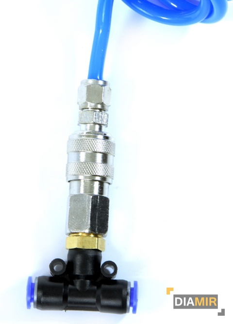 PISTOLET DO PRZEDMUCHIWANIA na sprężone powietrze WĄŻ 5m