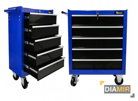 SZAFKA WARSZTATOWA NARZĘDZIOWA 5 szuflad na narzędzia do garażu