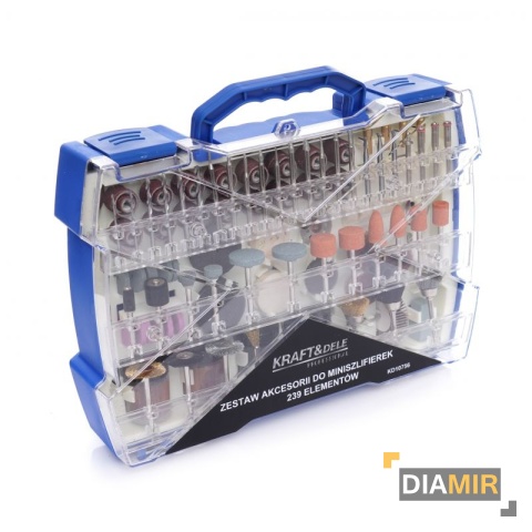 Zestaw 239el. AKCESORIA do miniszlifierki dremla
