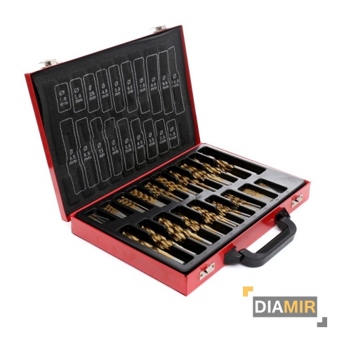 WIERTŁA TYTANOWE HSS 170 szt. do metalu