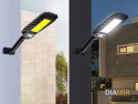 LAMPA solarna ULICZNA LATARNIA halogen 180 LED COB + pilot + UCHWYT