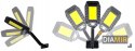 LAMPA solarna ULICZNA LATARNIA halogen 180 LED COB + pilot + UCHWYT