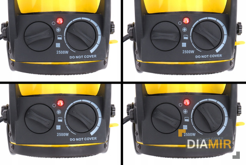 NAGRZEWNICA farelka ELEKTRYCZNA 2500W 2,5KW piec nadmuch