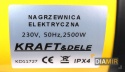 NAGRZEWNICA farelka ELEKTRYCZNA 2500W 2,5KW piec nadmuch