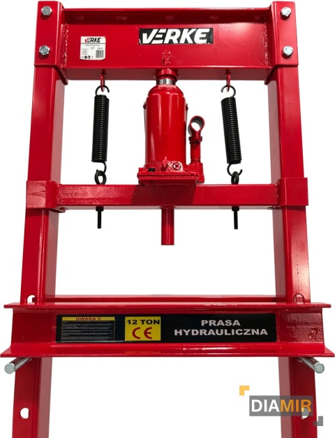 PRASA HYDRAULICZNA 12T 2 x PŁYTA GRATIS MOCNA VERKE