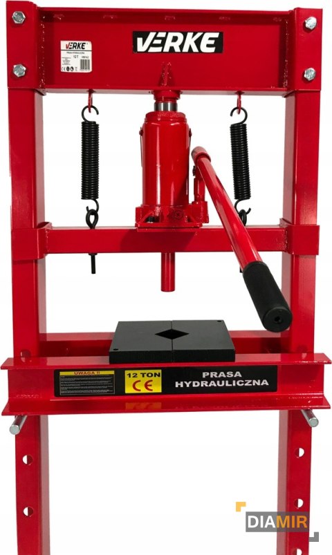 PRASA HYDRAULICZNA 12T 2 x PŁYTA GRATIS MOCNA VERKE