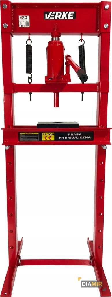PRASA HYDRAULICZNA 12T 2 x PŁYTA GRATIS MOCNA VERKE