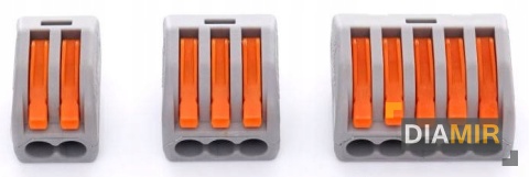 SZYBKOZŁĄCZKI szybkozłącza NA DRUT złącza 60 el.