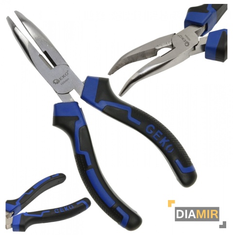 Szczypce wydłużone wygięte 200mm