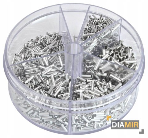 TULEJKI NIEIZOLOWANE 1900 el. 0,5 - 2,5 mm²