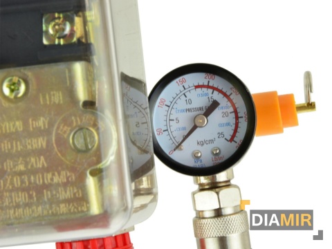Wyłącznik ciśnieniowy PRESOSTAT SIŁOWY reduktor 2 zegary 400V