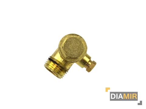 ZAWÓR zwrotny TRÓJNIK do kompresora z odprężnikiem 1/2" x 3/8 x 1/4"